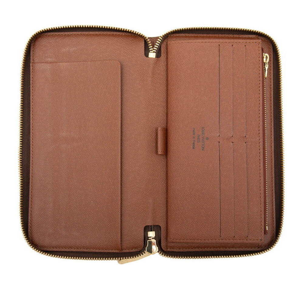 Louis Vuitton Monogram Zippy Organizer Round Zipper Long Wallet M60002 Brown ... - Picture 4 of 6